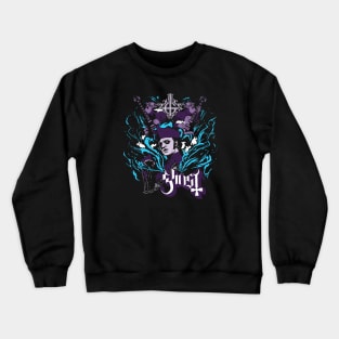 Ghost Retro Dark Purple Crewneck Sweatshirt